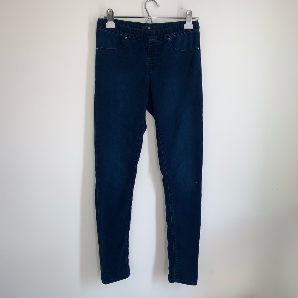H&M Dark Wash Jeggings - Picture 1 of 5